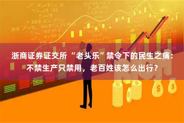 浙商证券证交所 “老头乐”禁令下的民生之痛：不禁生产只禁用，老百姓该怎么出行？
